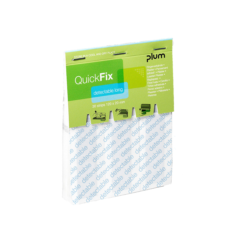 Plum QuickFix Detectable Long, plaster, front view