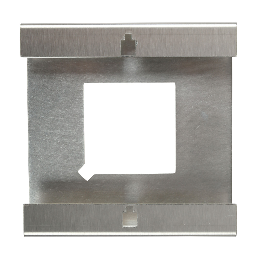 Hygienebeutelhalter | Edelstahl von der Rückseite