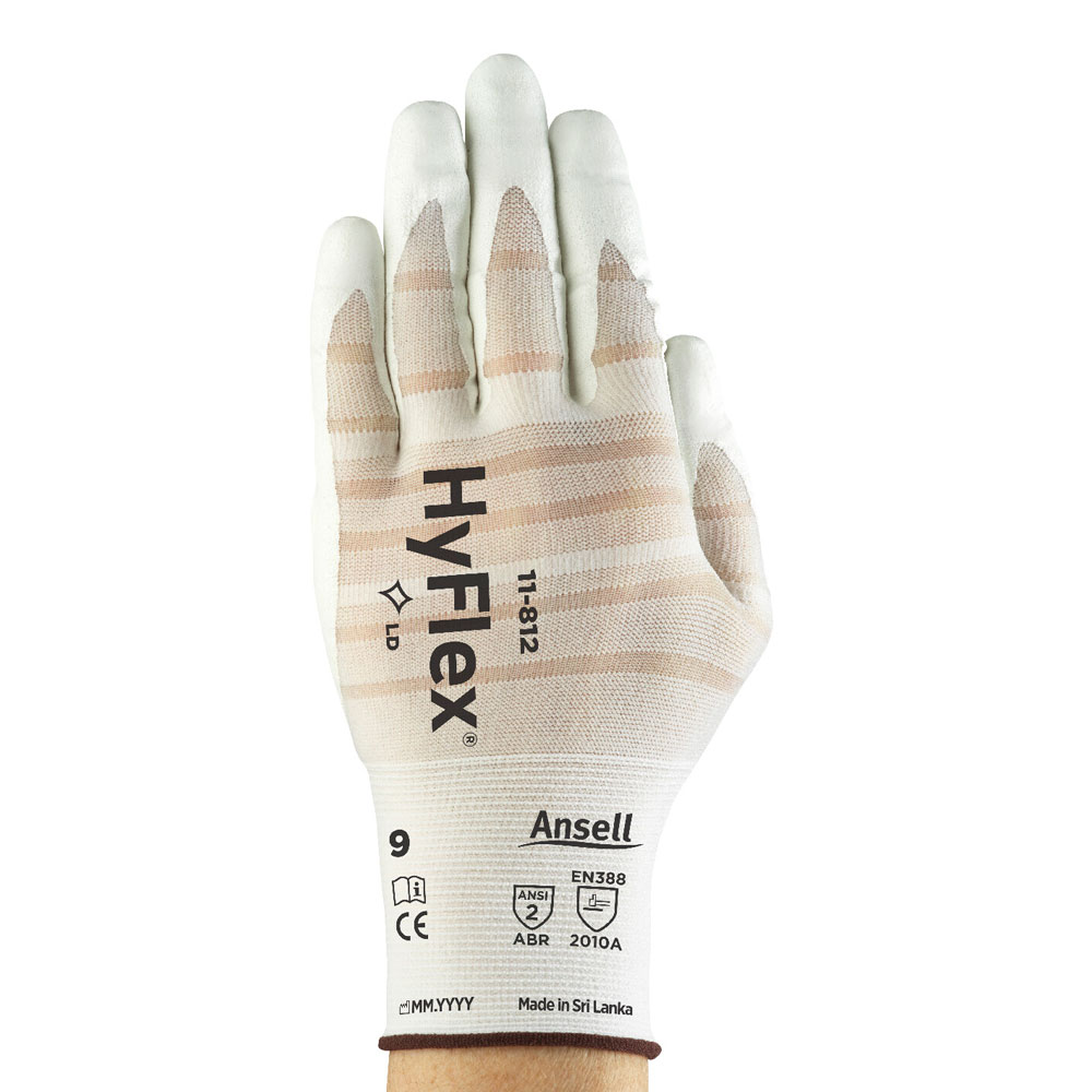 Ansell HyFlex® 11-812, multipurpose gloves in the front view