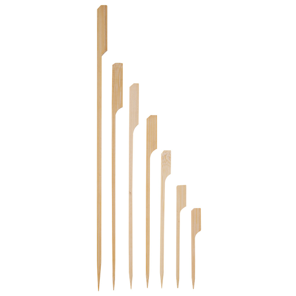 Fingerfood Spieße "Flag" aus Bambus in verschiedenen Längen