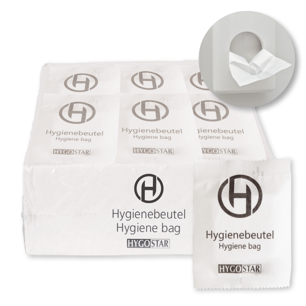 Hygiene bag made of LDPE as cover picture