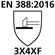 EN 388:2016 3X4XF