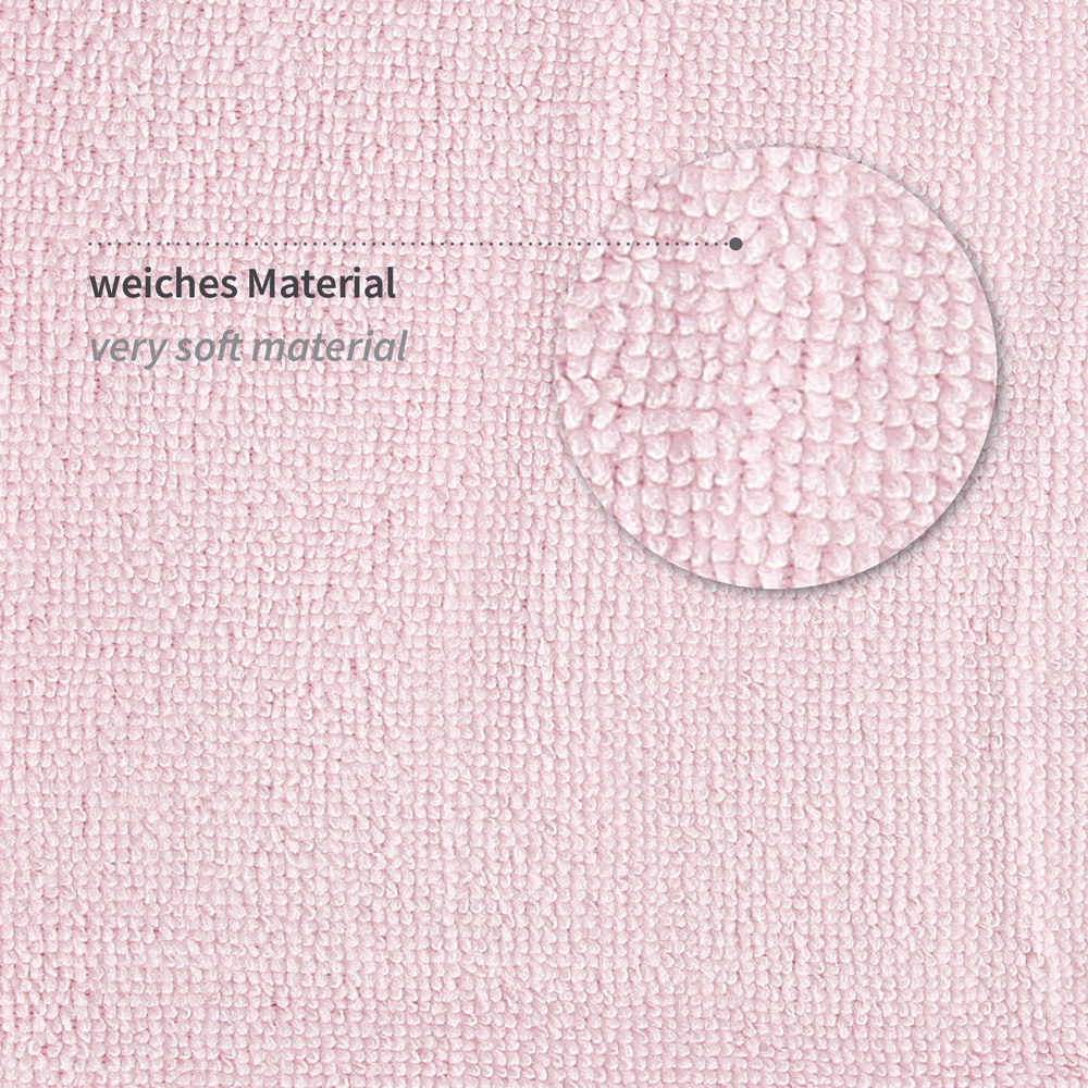 Microfiber cloths Micro Master Light made of polyester/polyamide, pink, material