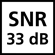 SNR 33 dB