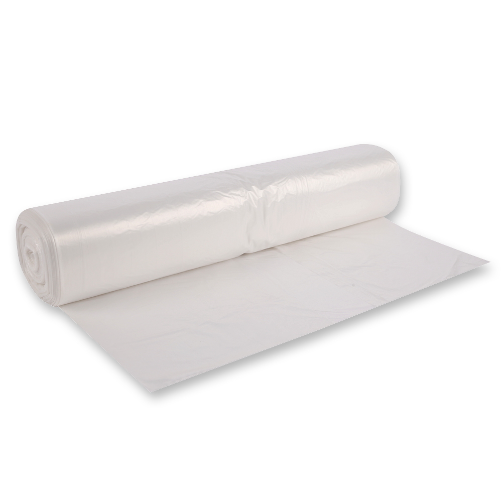 Waste bags Premium, 120 l made of HDPE on a roll, rolled out in transparent