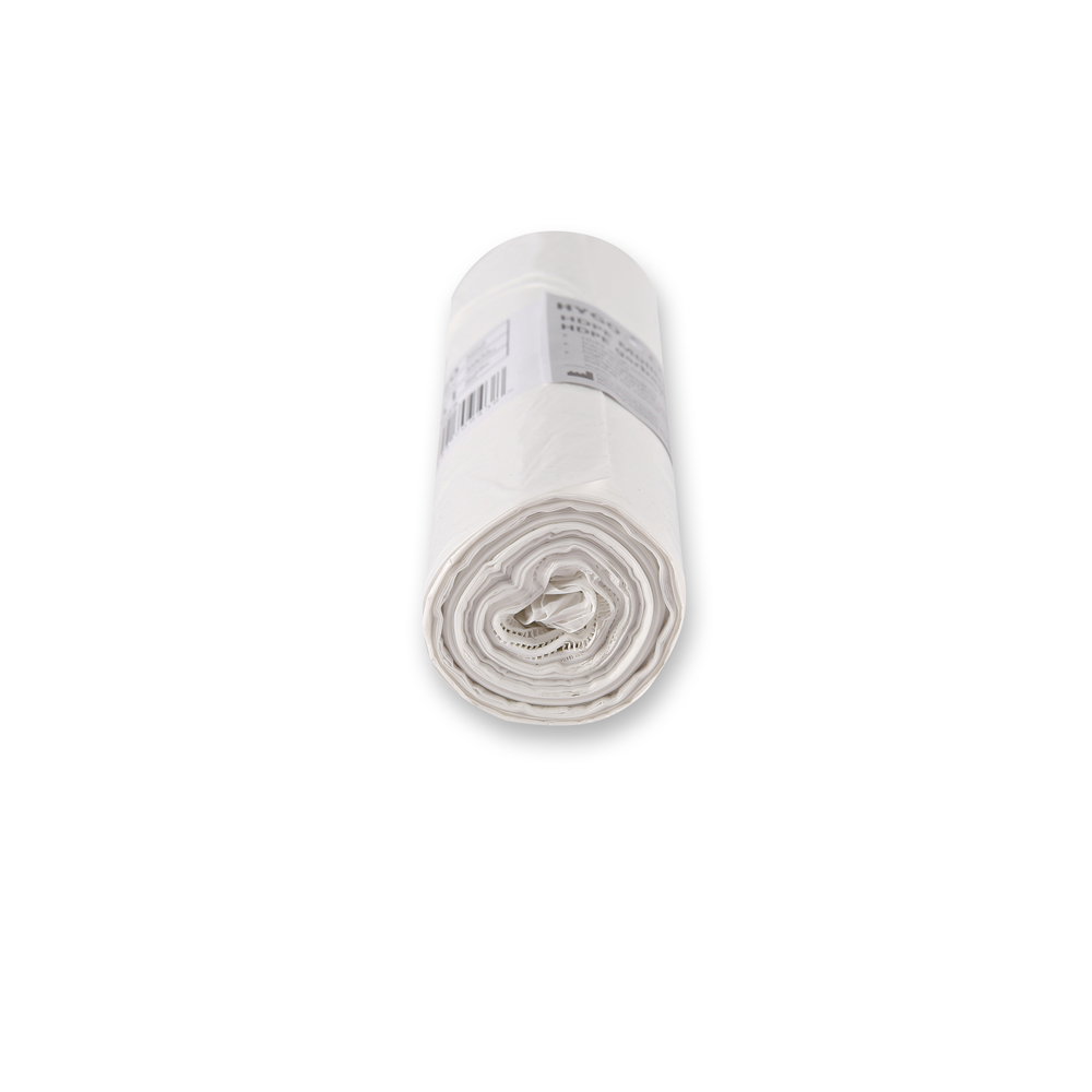 Müllbeutel Light, 60 l | HDPE, Rolle, Seitenansicht Müllbeutel Light, 60 l aus HDPE auf Rolle, Seitenansicht