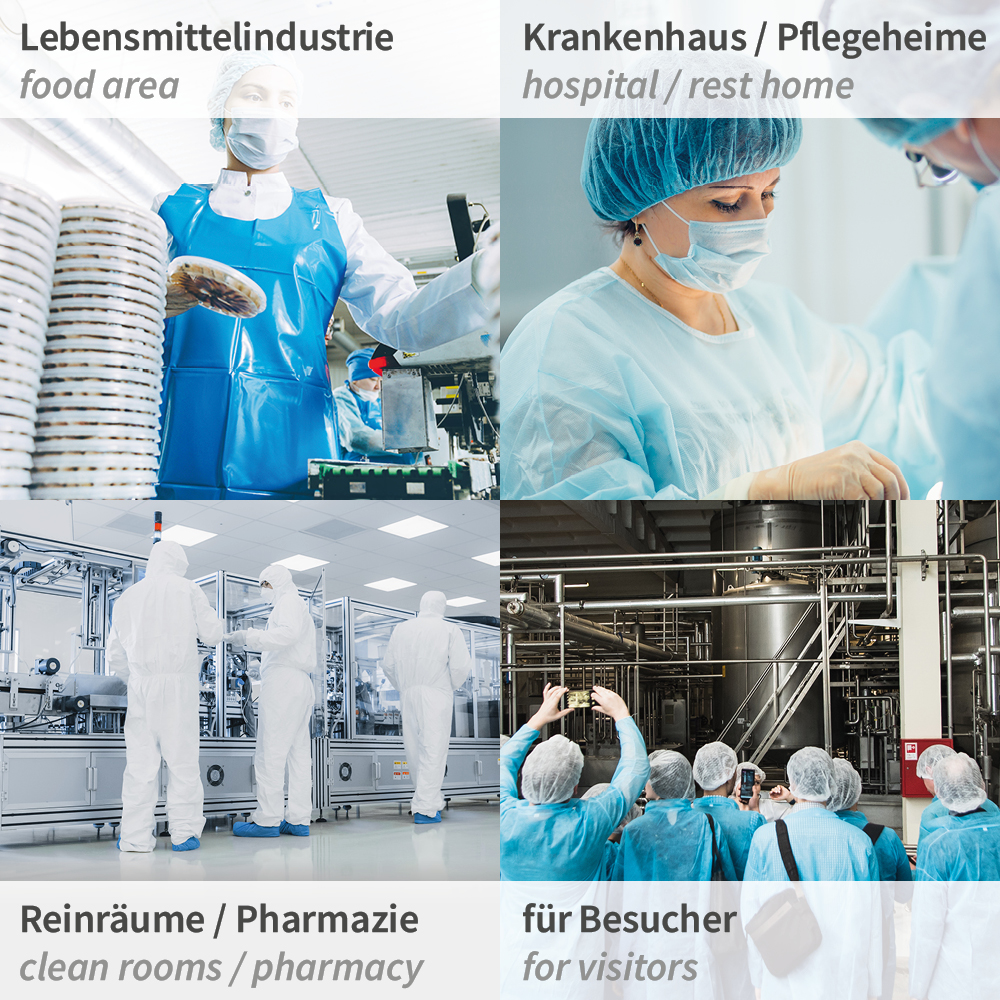 Overshoe dispenser Hygomat Classic without clips in areas of use