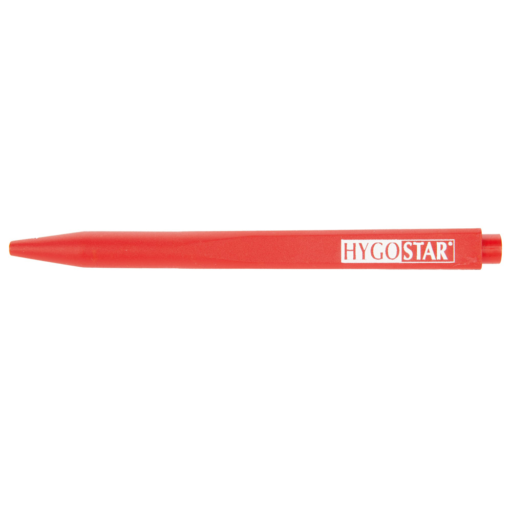 Kugelschreiber "Standard  Detect" detektierbar in rot mit Schriftfarbe rot von der Vorderseite