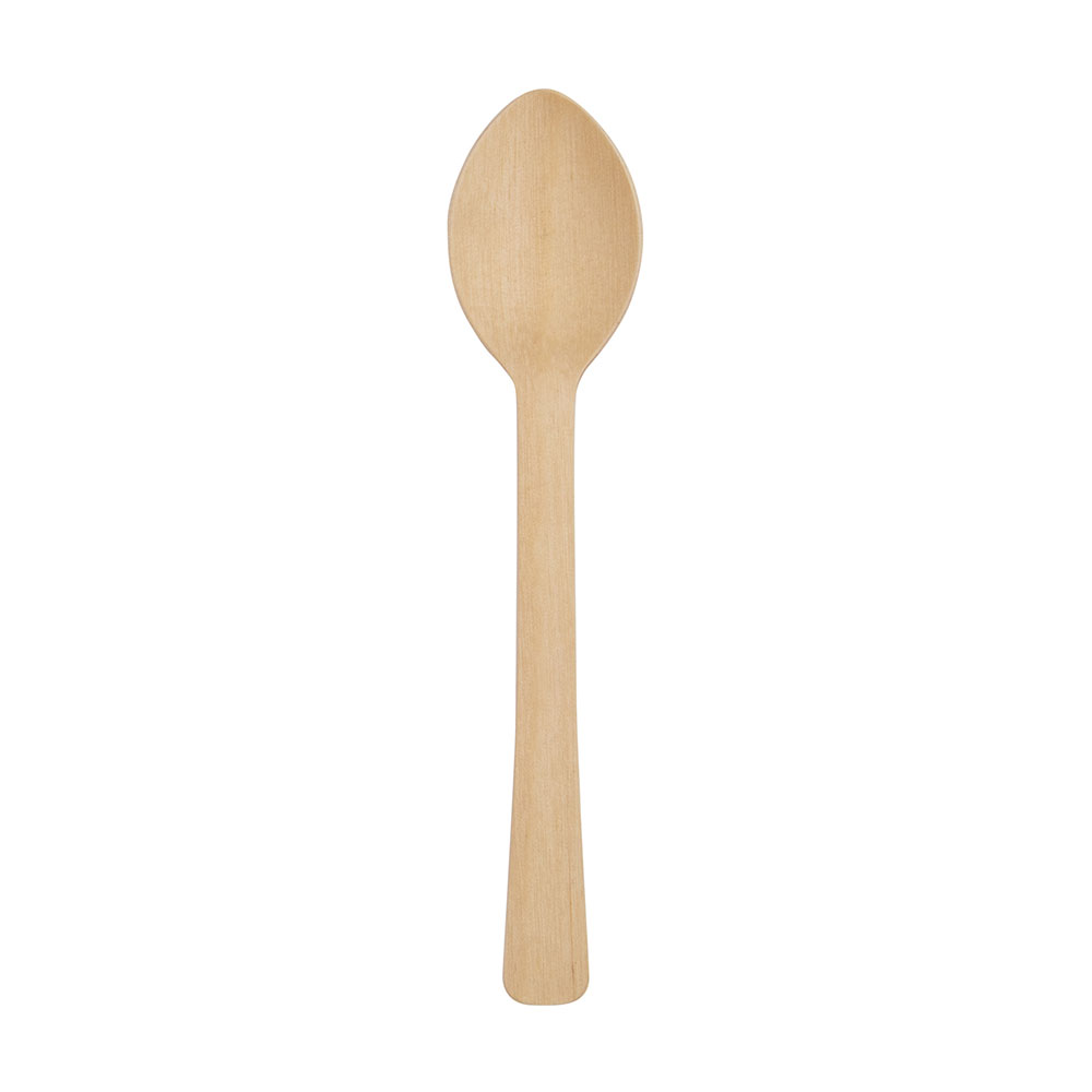 Bio Löffel Ecowood aus Holz, in Frontalansicht