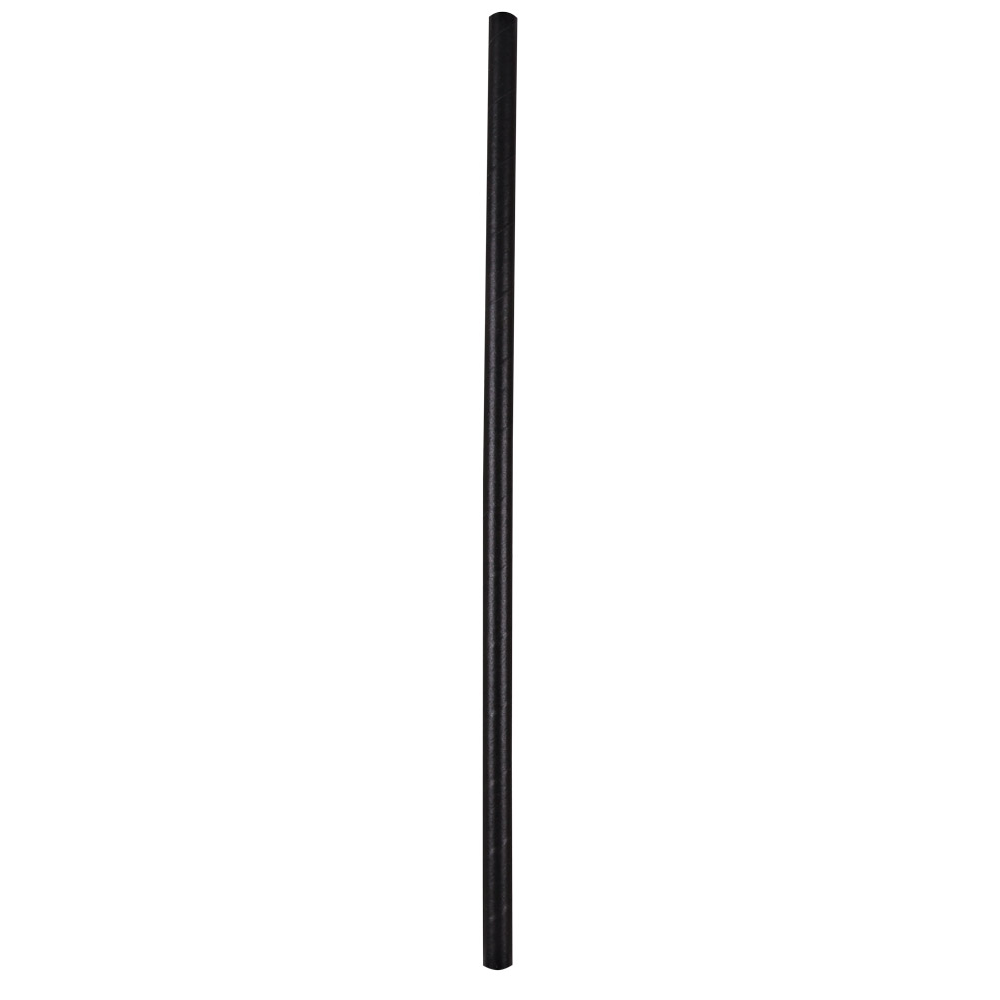 Paper drinking straw "Jumbo" unicolored FSC®-certified in black