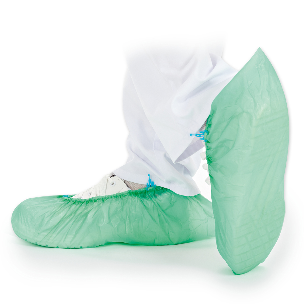 Overshoes for Hygomat from CPE in front view in green