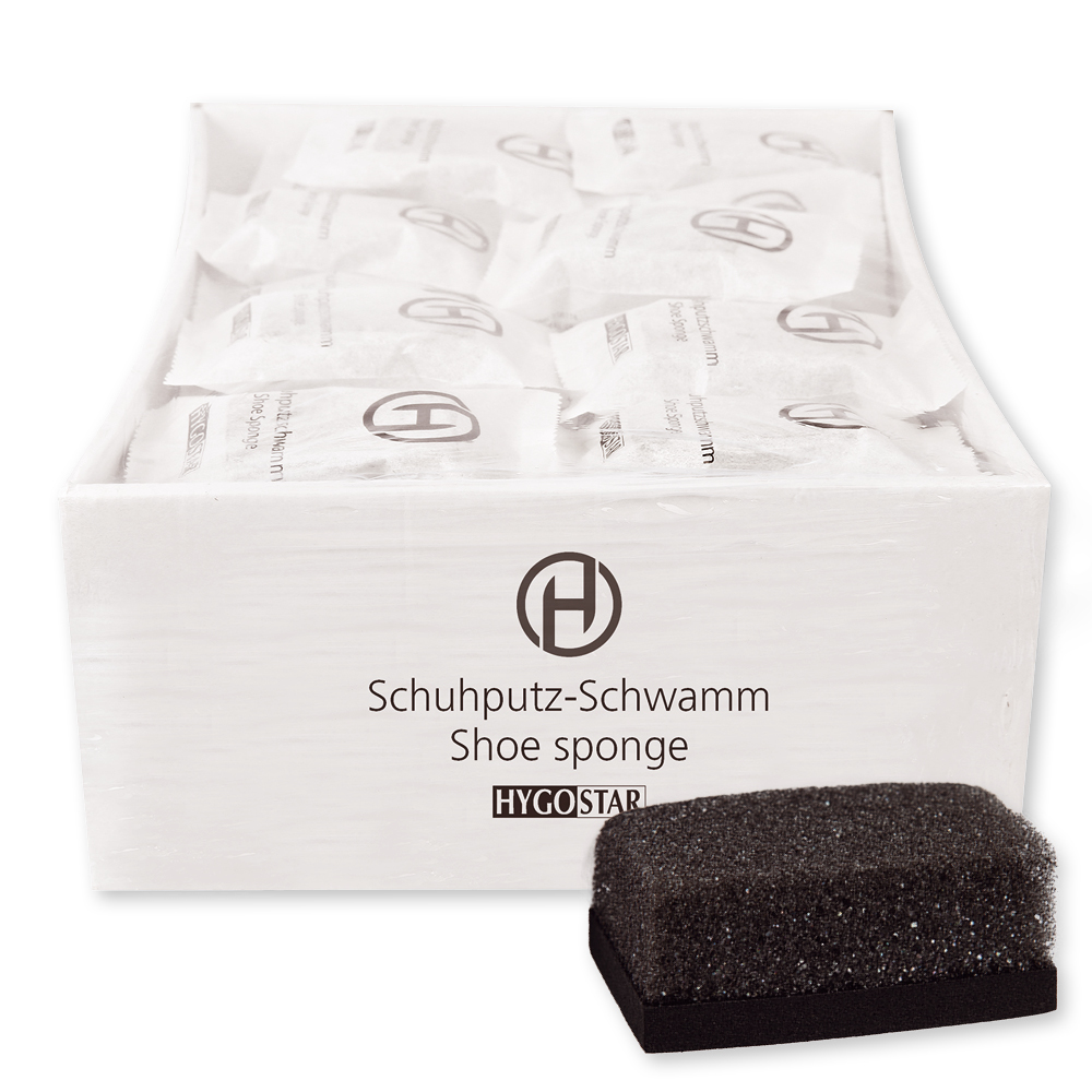 Shoe polish sponge, made from PET as cover picture