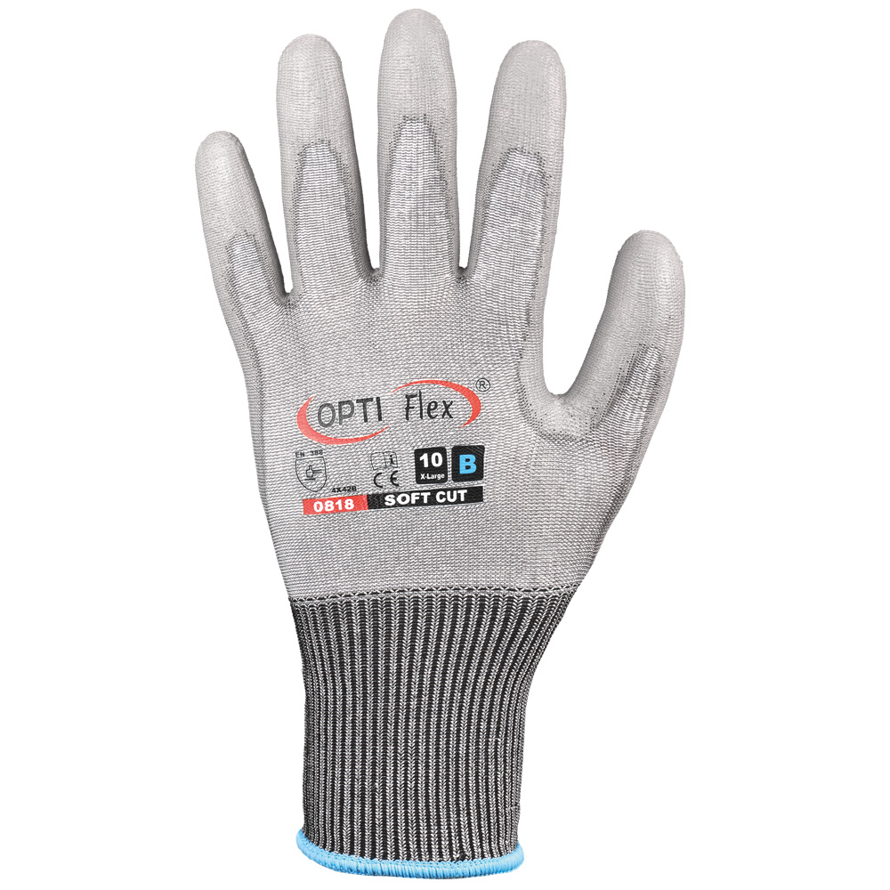 Opti Flex® Soft Cut 0818, cut protection gloves in the front view