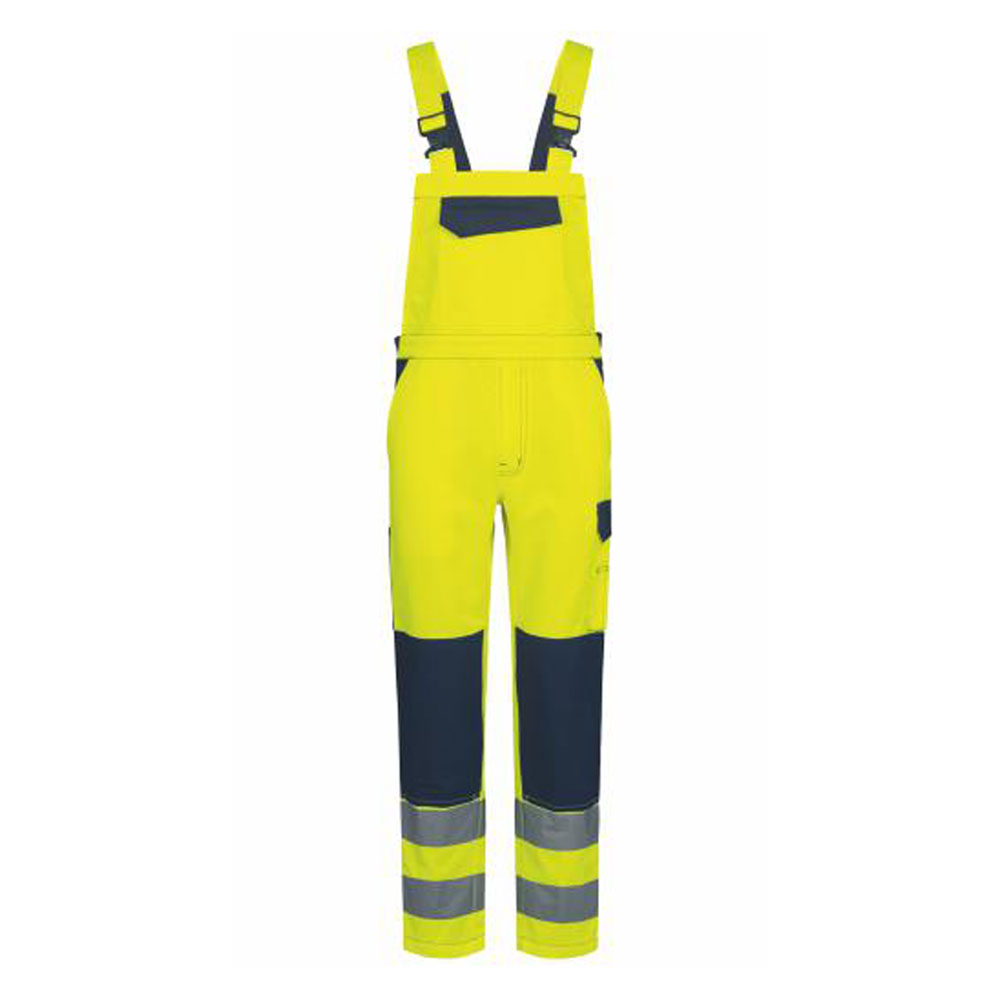 Safestyle® Borna 23724 high vis bib trousers from the frontside