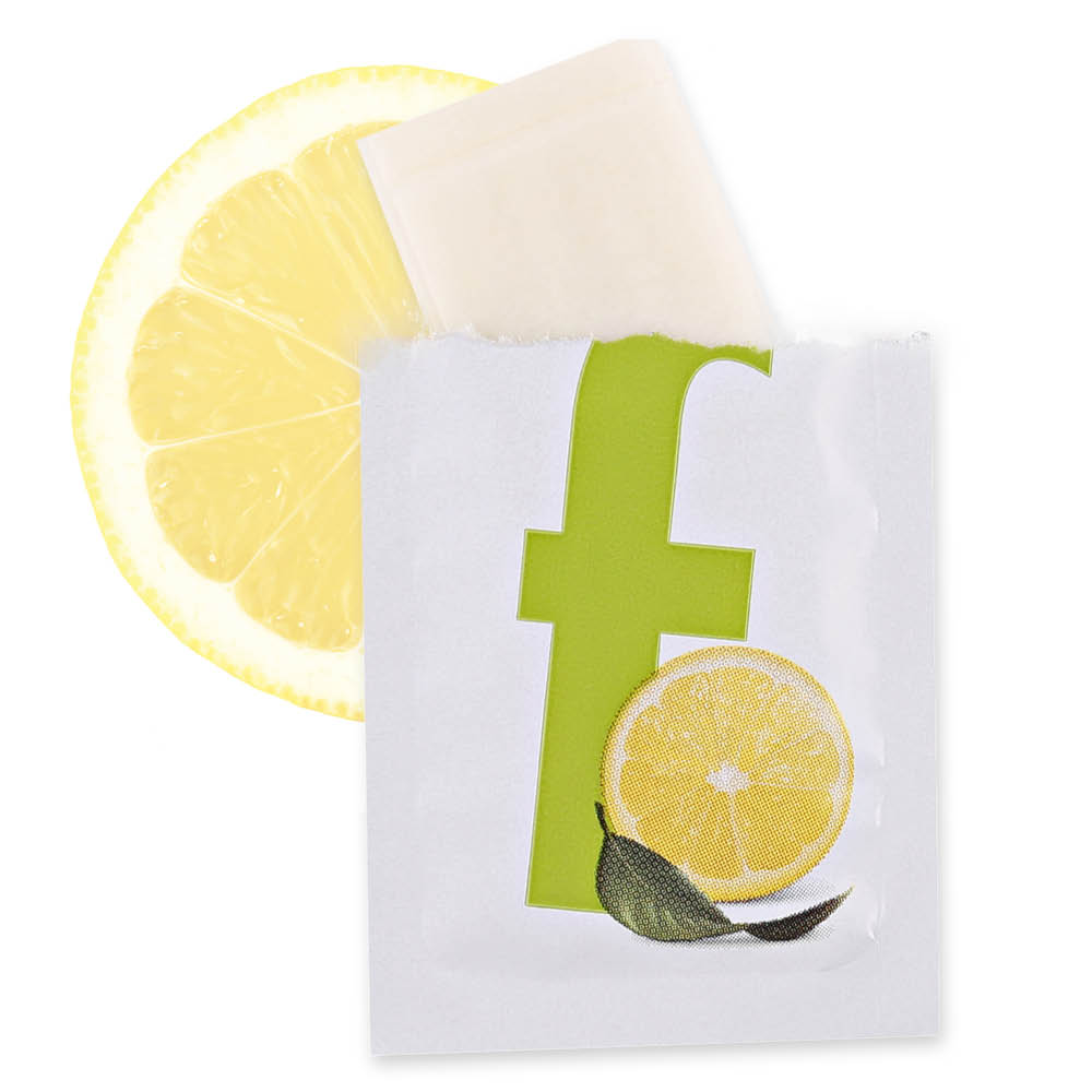Refreshing tissues Citrus made of paper