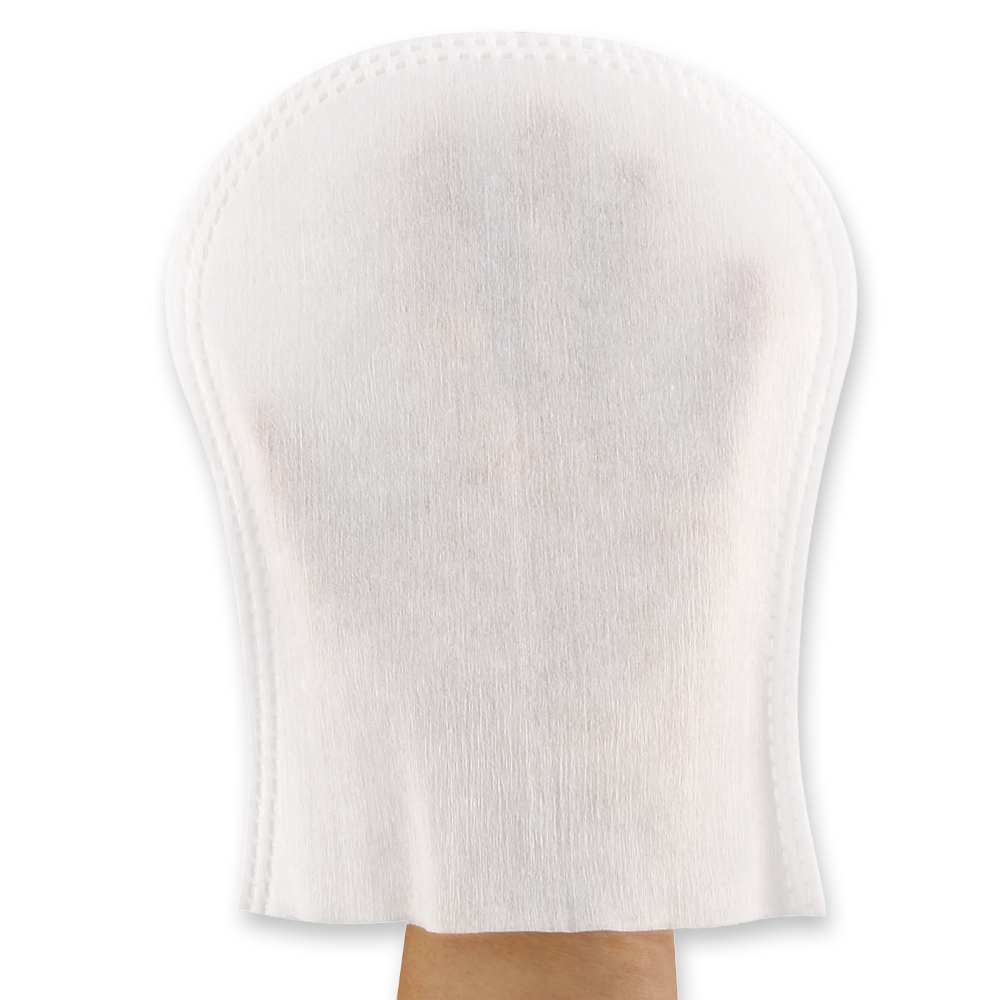 Waschhandschuhe | Spunlace, Frontansicht Waschhandschuhe aus Spunlace, Frontansicht