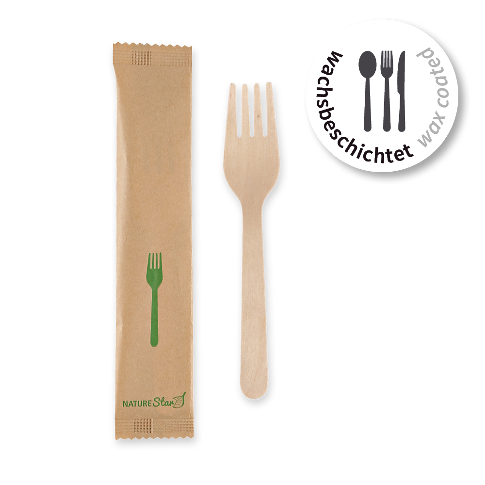 Bio Kuchengabeln | Holz FSC® 100%, wachsbeschichtet Bio Kuchengabeln aus Holz FSC® 100%, wachsbeschichtet