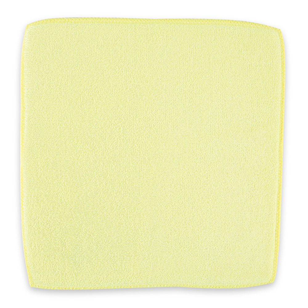 Sponge cloths made of polyester/polyamide, yellow