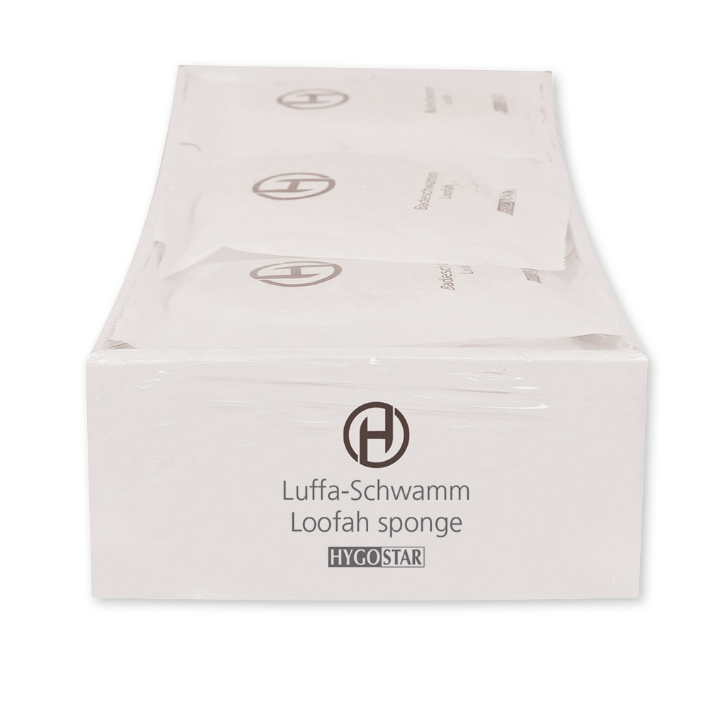 Luffaschwamm | Baumwolle/Hanf, Tray Luffaschwamm aus Baumwolle/Hanf im Tray