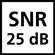 SNR 25 dB