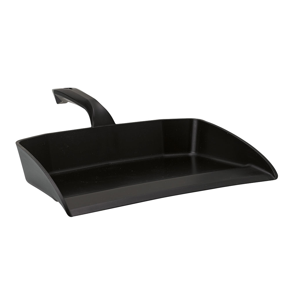 Vikan dustpan, 295 mm, black, portrait Vikan dustpan, 295 mm, black as portrait
