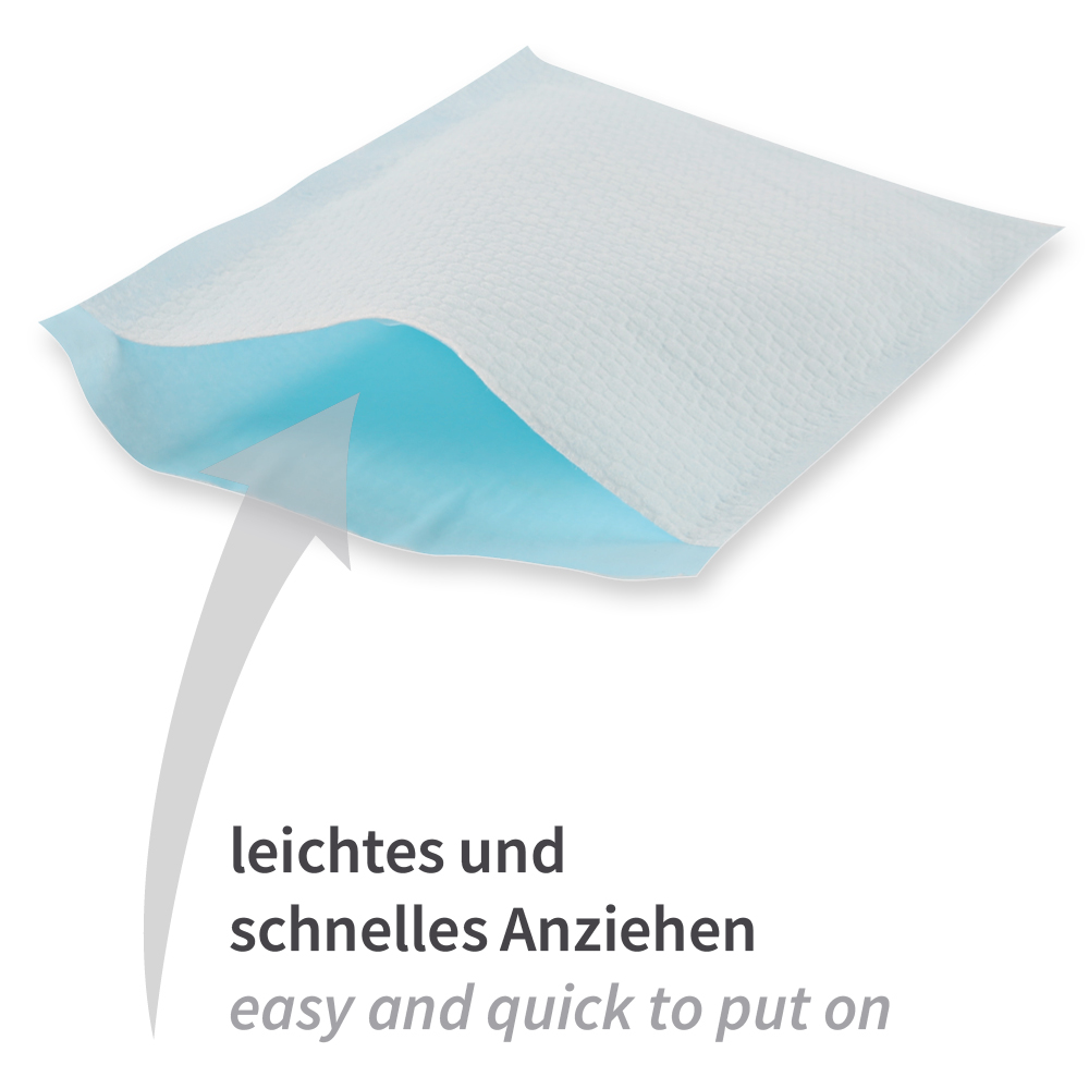 Waschhandschuhe aus Airlaid, PE-Beschichtung, Besonderheiten