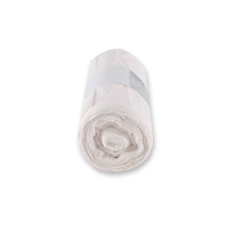 Garbage bags Light, 65 l, HDPE, roll, side view Garbage bags Light, 65 l made of HDPE on roll, side view