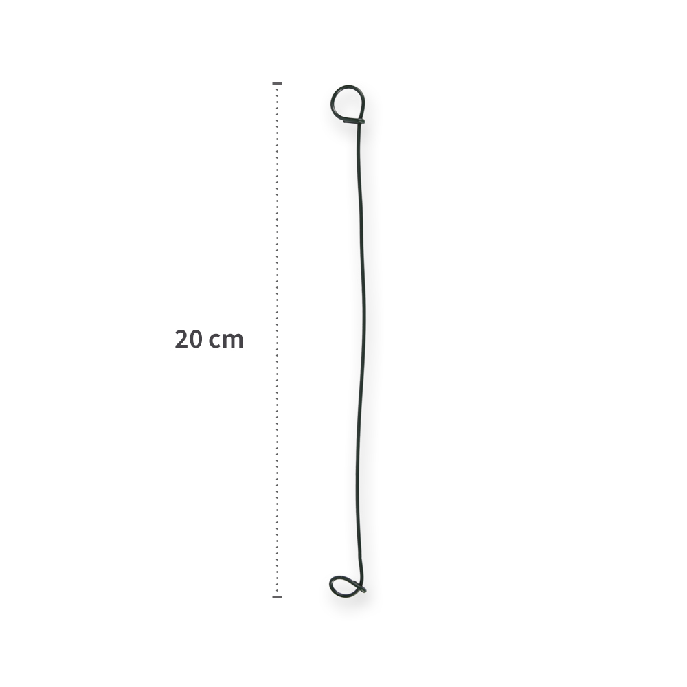 Drahtverschlüsse für Müllsäcke mit Länge