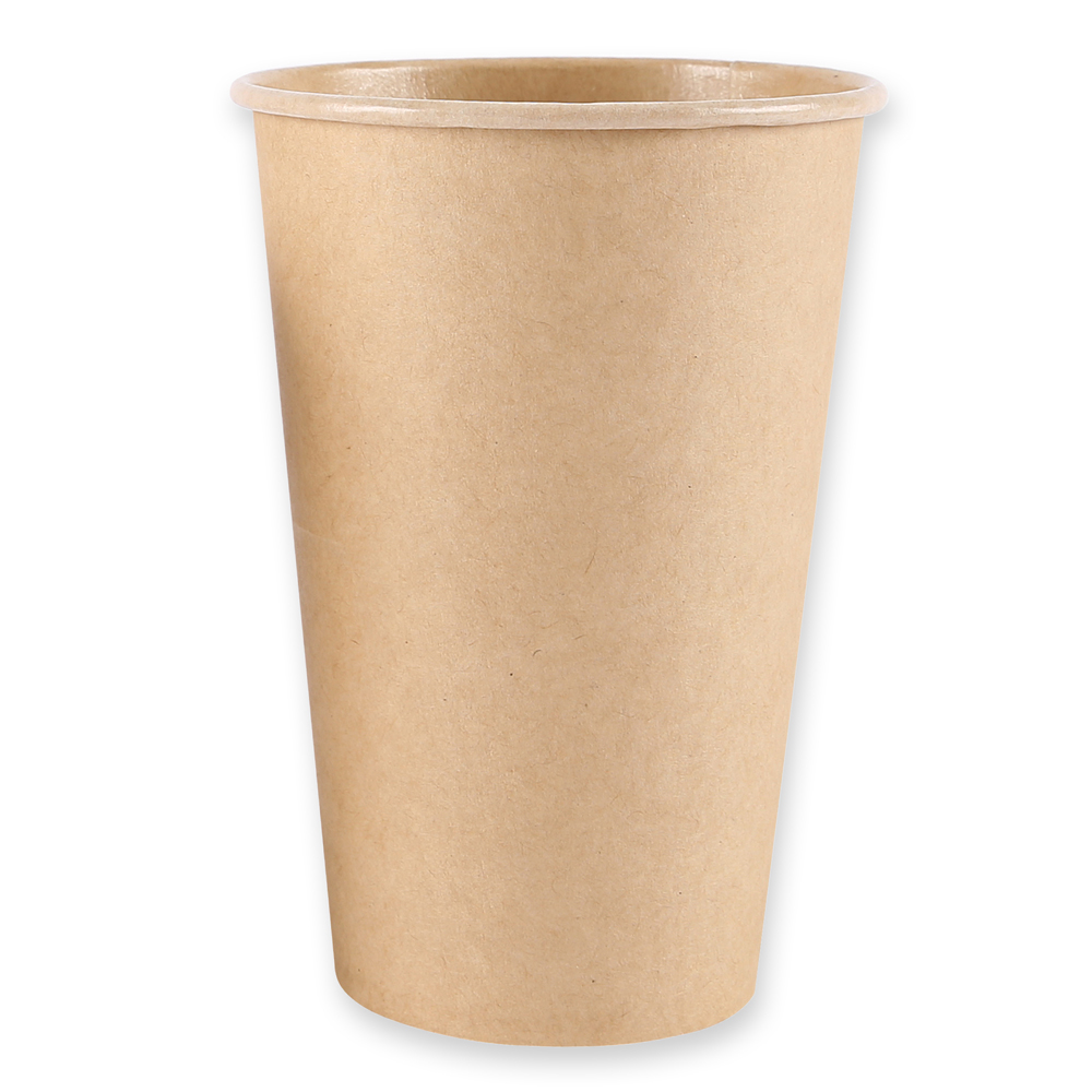 Organic coffee cups Kraft made of kraft paper/PE in the FSC®-mix with 300ml