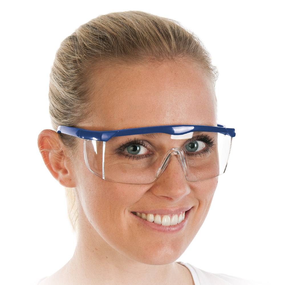 All-purpose safety goggles "Fit" in the front view 