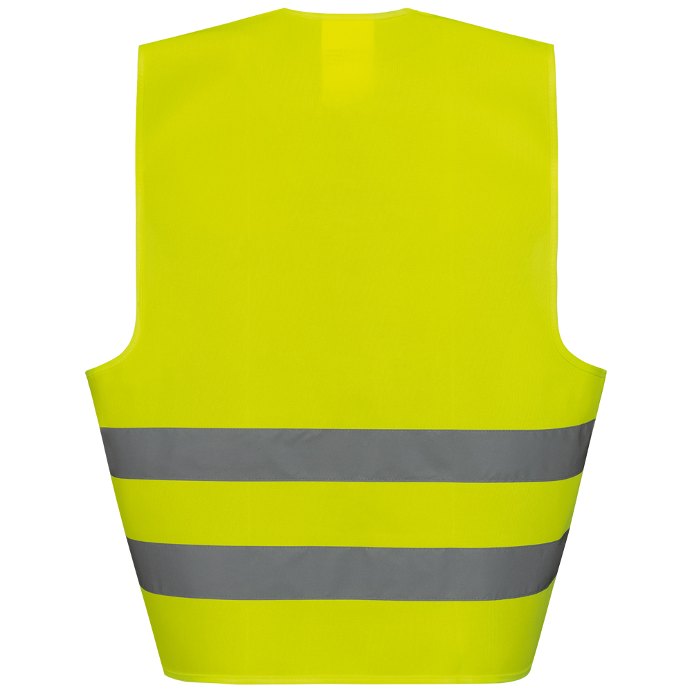 Wica-Tex® Harald 22685 warning protection waistcoats from the backside