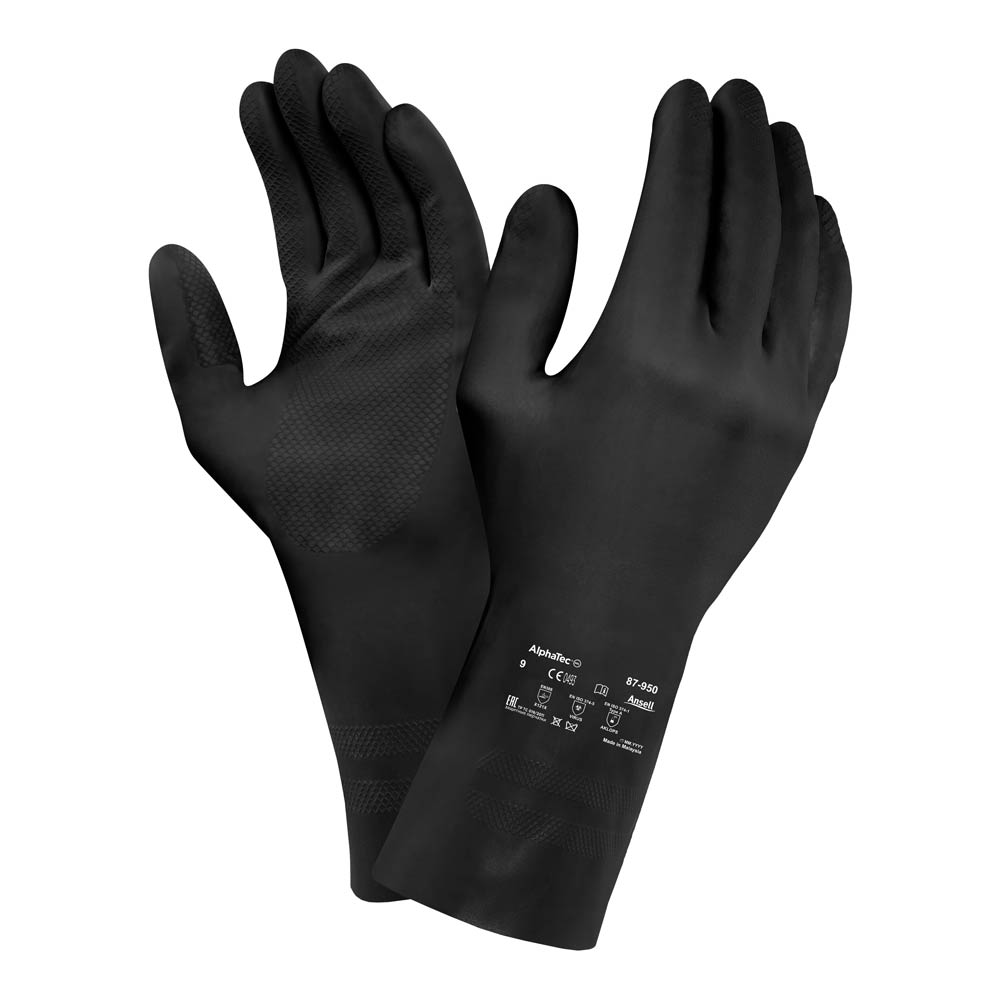 Ansell AlphaTec® 87-950, chemical protection gloves as double sided view