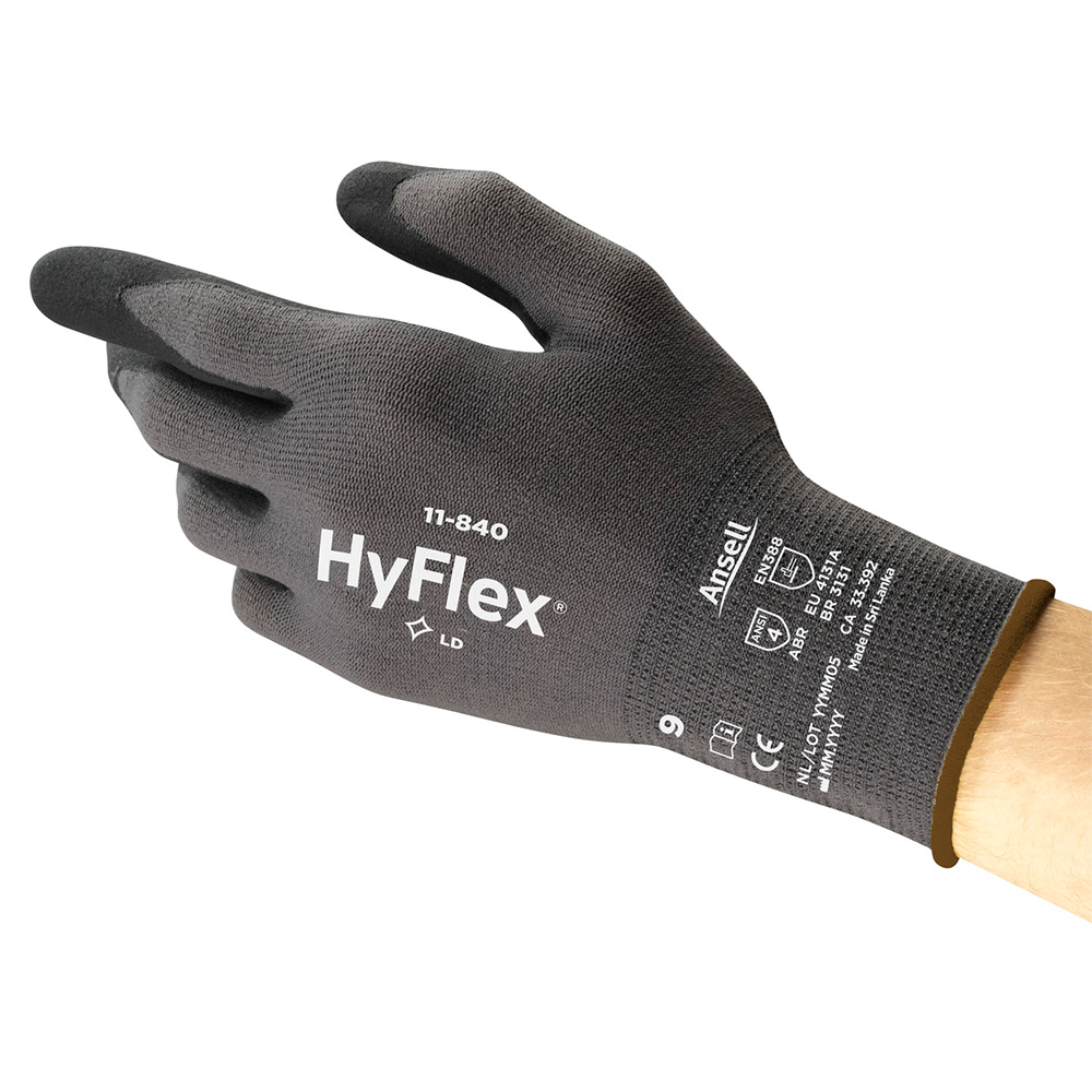 Ansell HyFlex® 11-840, multipurpose gloves in the side view