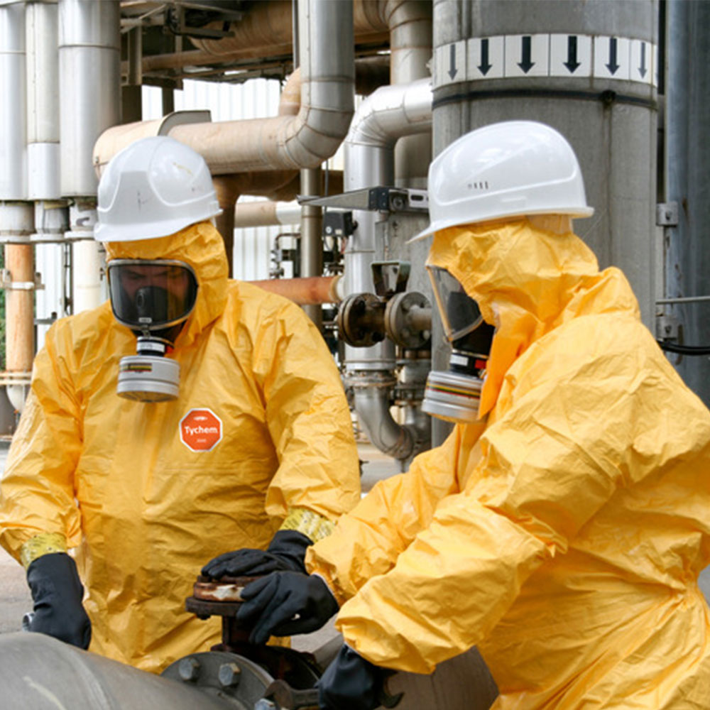 DuPont™ Tychem® 2000 C Chemical Safety Coveralls CHA5 with the product preview
