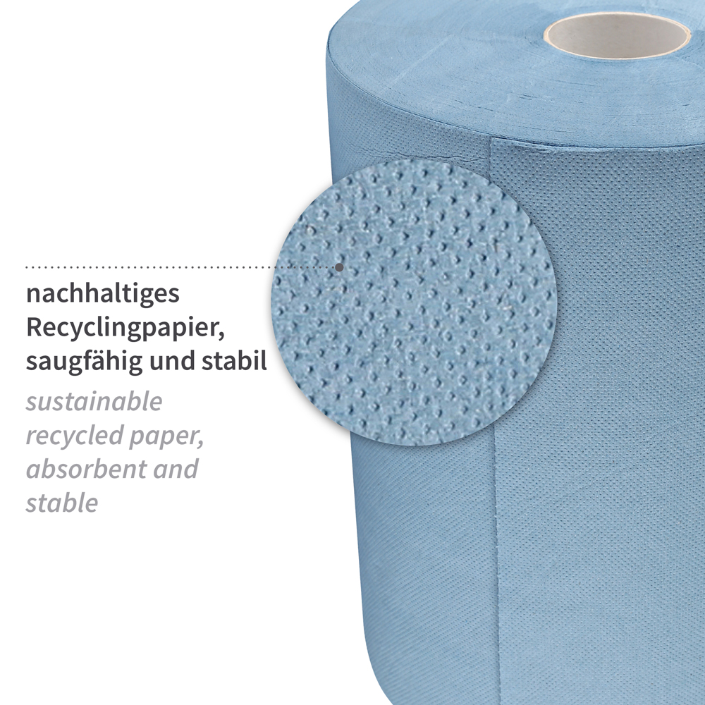 Putzpapiere, 2-lagig aus Recyclingpapier, Material