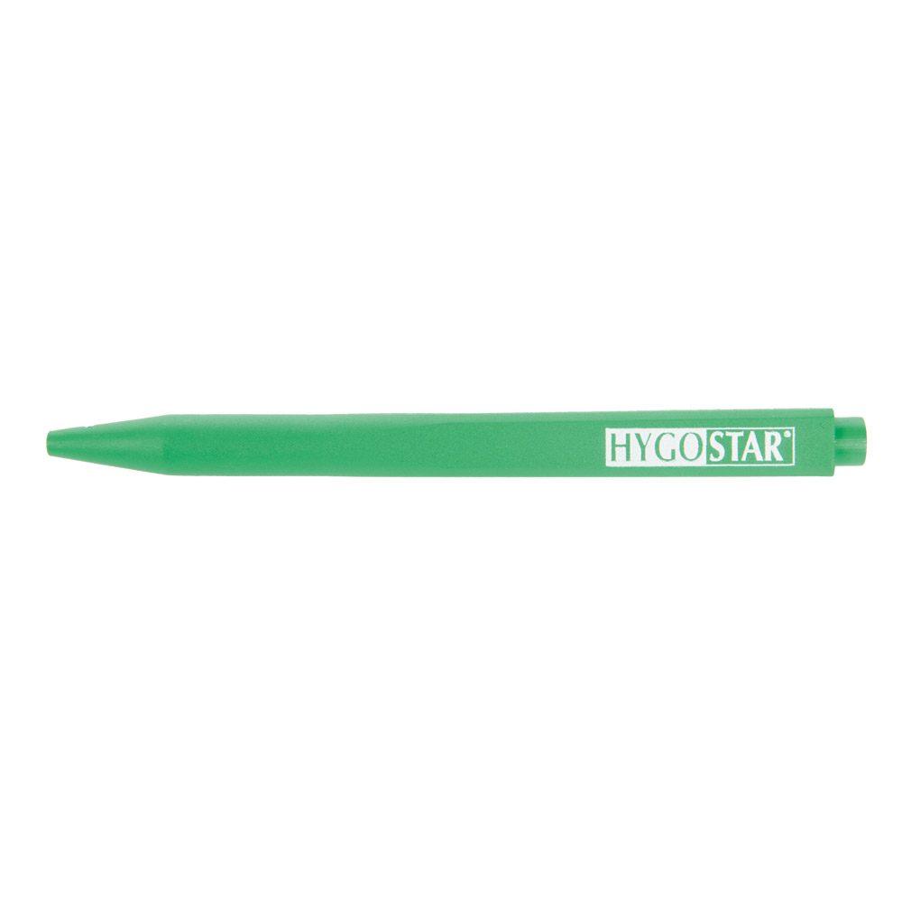 Kugelschreiber "Standard  Detect" detektierbar in grün mit Schriftfarbe grün von der Vorderseite
