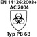 EN 14126:2003+AC:2004 - Typ PB 6B EN 14126:2003+AC:2004 - Typ PB 6B