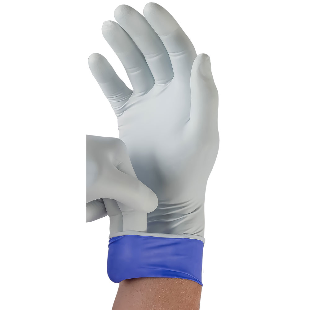 Ansell Microflex® LifeStar EC™ 93-868, nitrile glovesin the side view