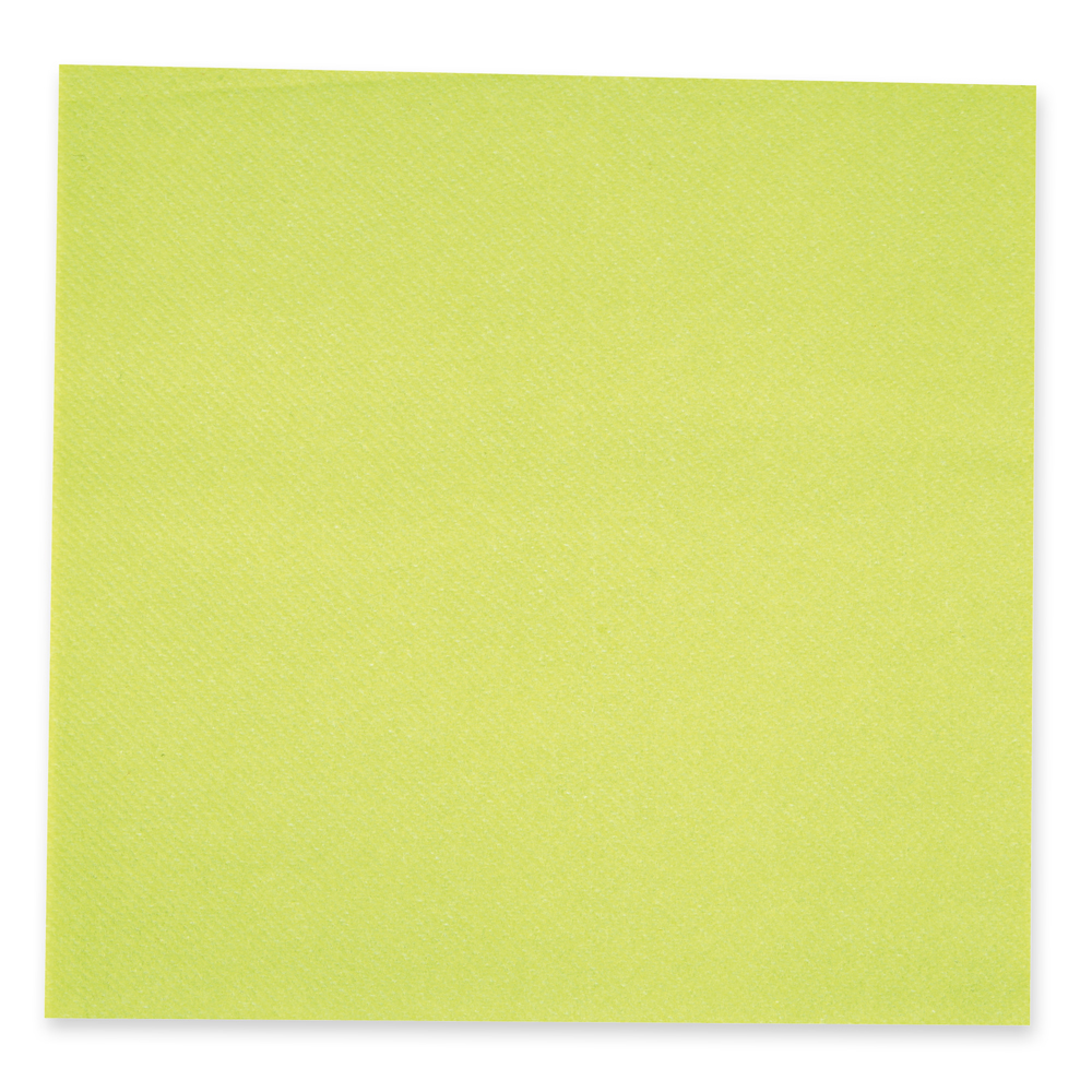 Napkins Eleganza, 40 x 40 cm, 1-ply, 1/4 fold made of airlaid, FSC®-mix in lime green
