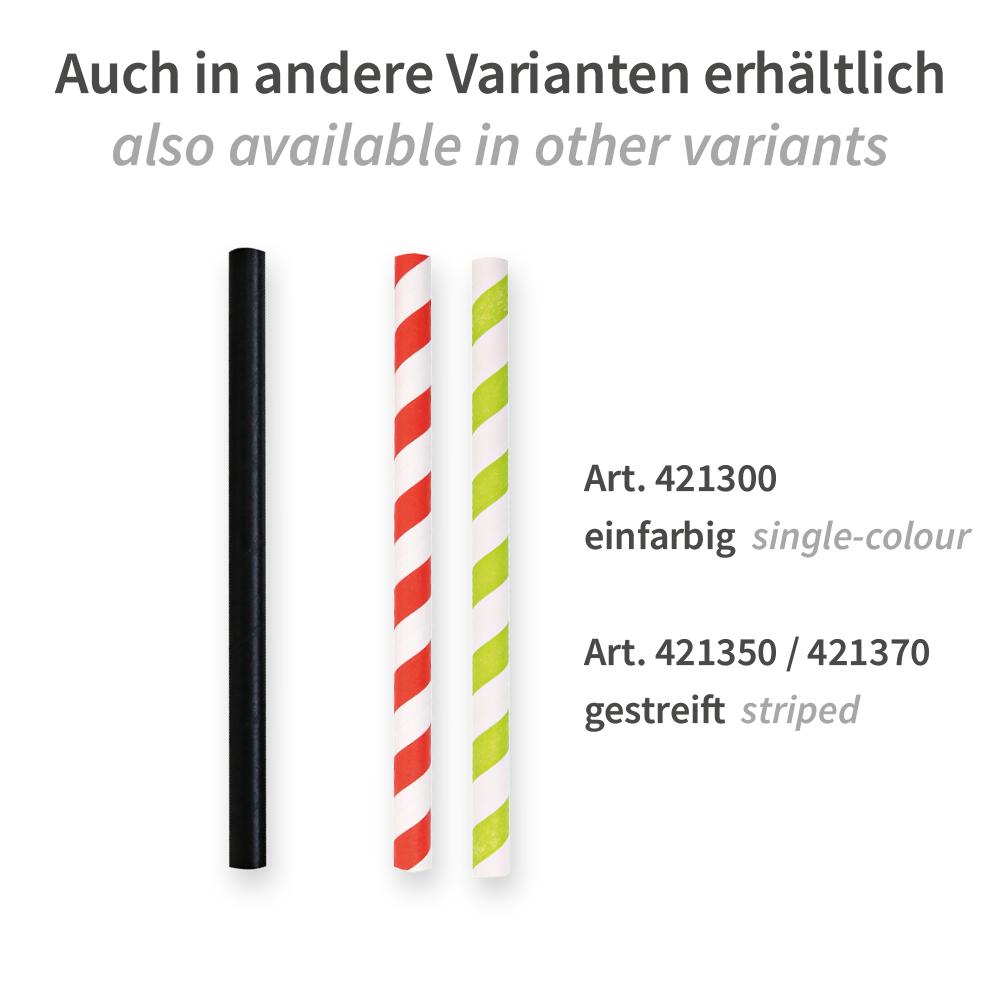 Bio Papiertrinkhalme Cocktail, gepunktet | FSC®-Mix verschiedene varianten Bio Papiertrinkhalme Cocktail, gepunktet | FSC®-Mix die verschiedenen Varianten