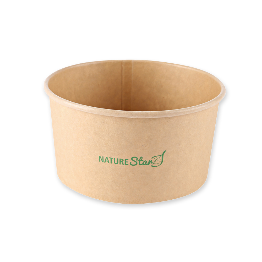 Salad bowl "Caesar" made of kraft paper with 1000ml volume