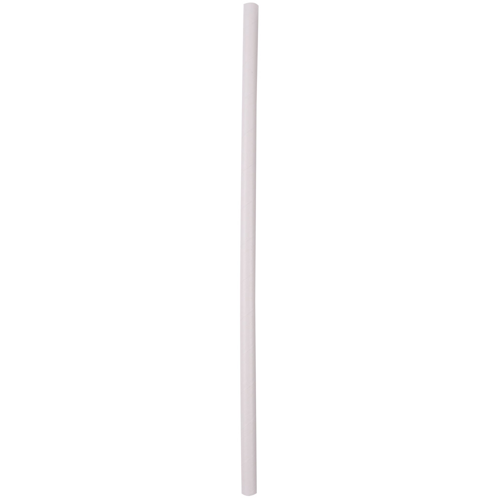 Paper drinking straw "Jumbo" unicolored FSC®-certified in white
