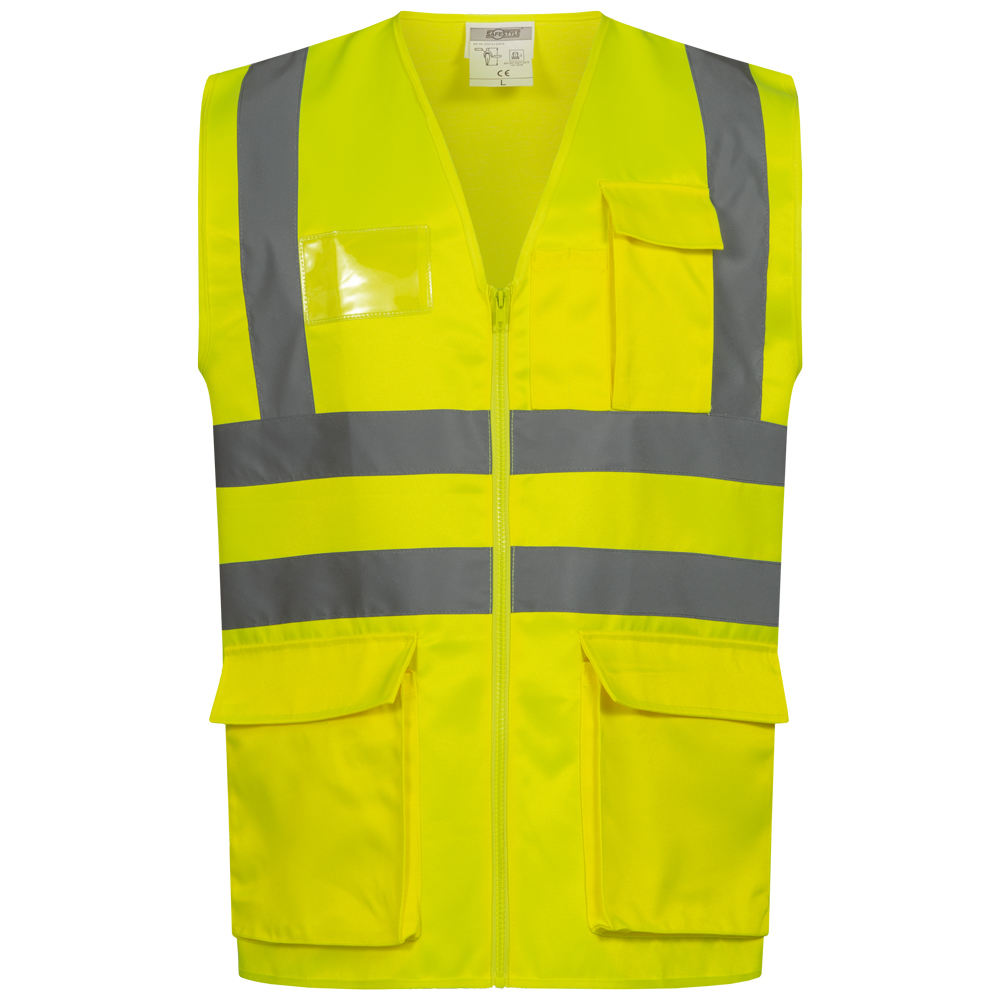 Safestyle® Malte 23515 high vis vests from the frontside