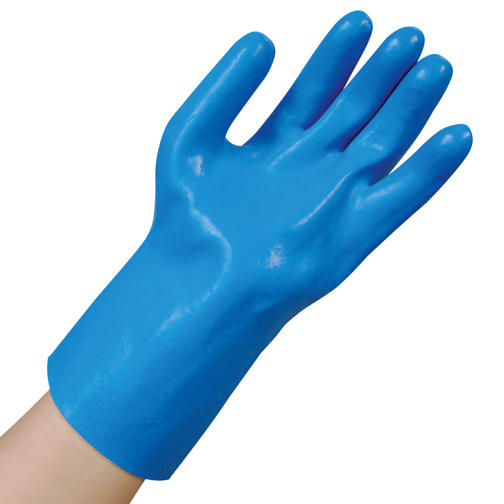 Chemikalienschutzhandschuhe Professional aus Latex in blau