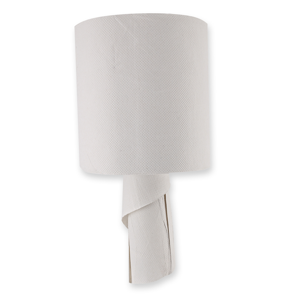 Paper towel rolls, 2-ply | recycled paper, centerfeed, unwinding Paper towel rolls, 2-ply made of recycled paper, centerfeed, unwinding