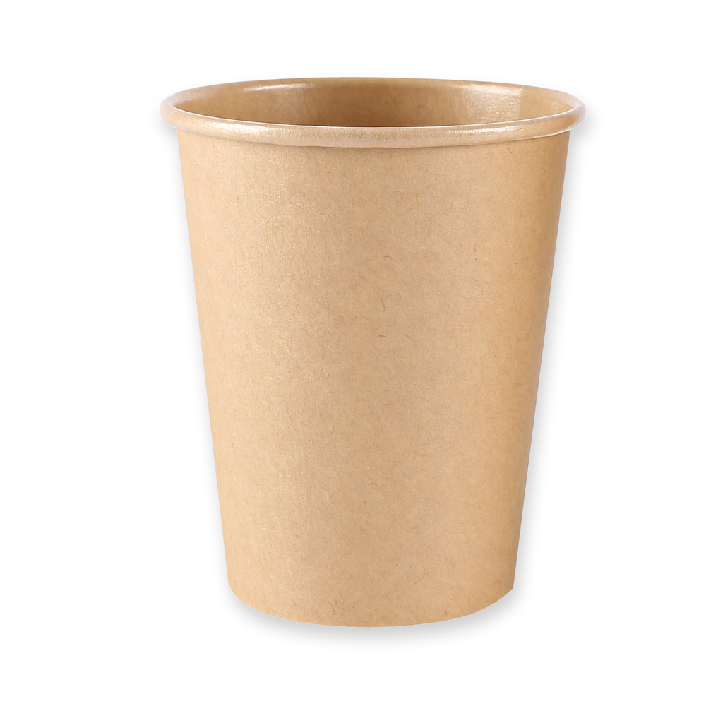 Organic coffee cups Kraft made of kraft paper/PLA in the FSC®-mix with 200ml