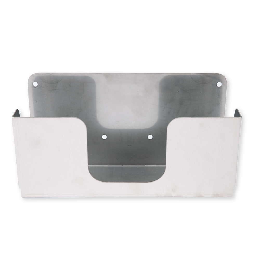 Flowpackspender aus Edelstahl in der Frontansicht