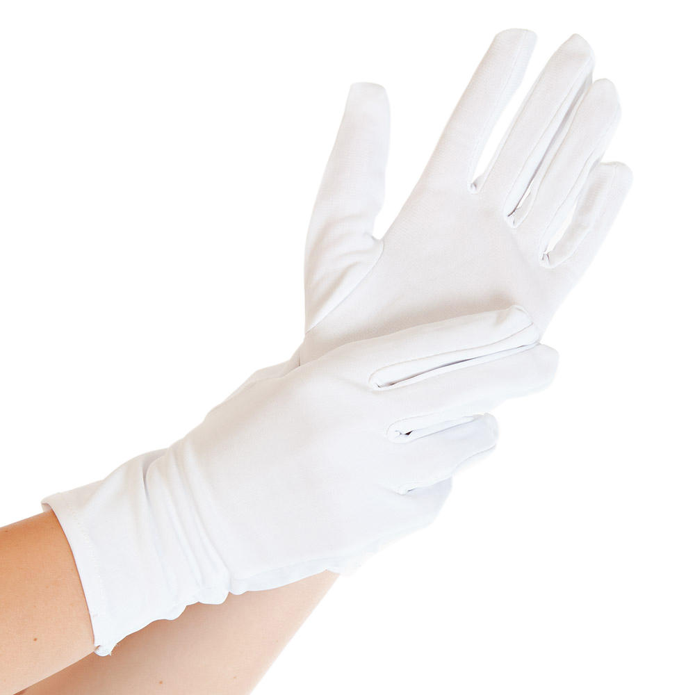 Nylon gloves Superfine in white