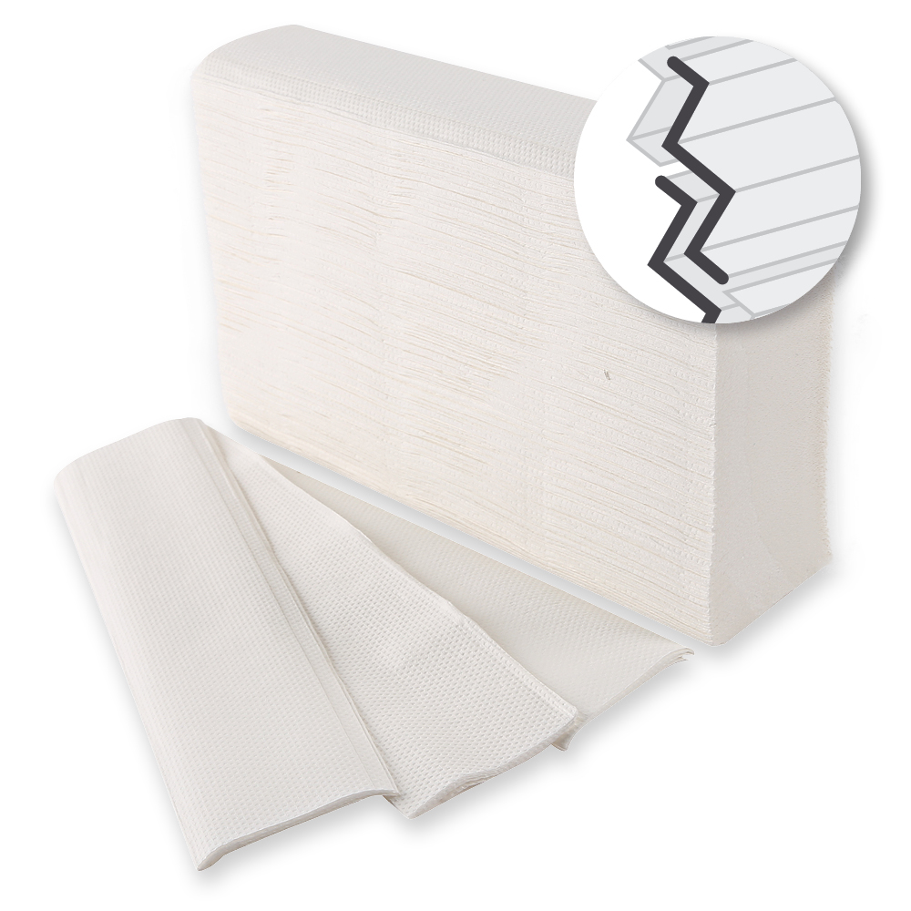 Papierhandtücher Compact, 2-lagig aus Zellulose, Interfold als Kategoriebild