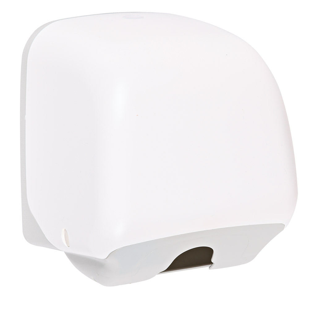 Toilet paper dispenser Simply Eco Mini made of plastic in the oblique view